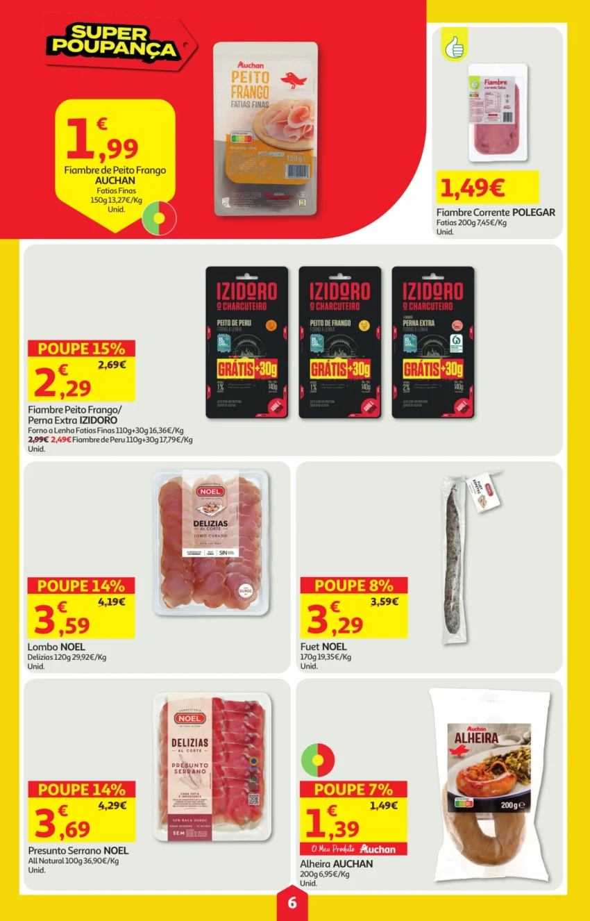 Página do Folheto Auchan