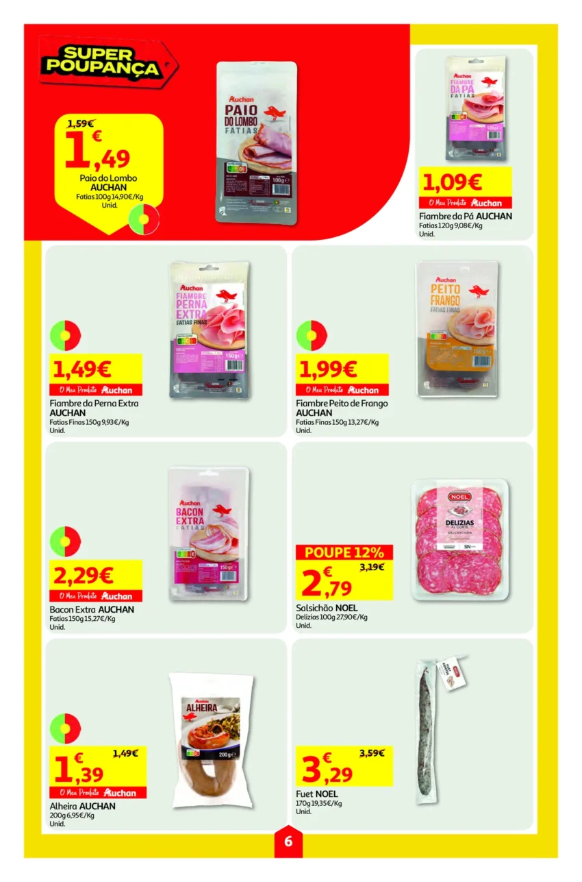 Página do Folheto Auchan