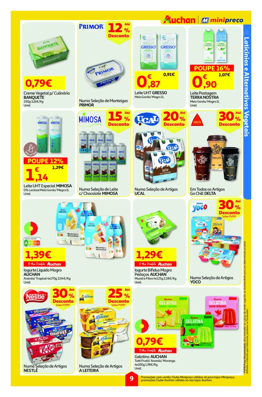 Página do Folheto Auchan