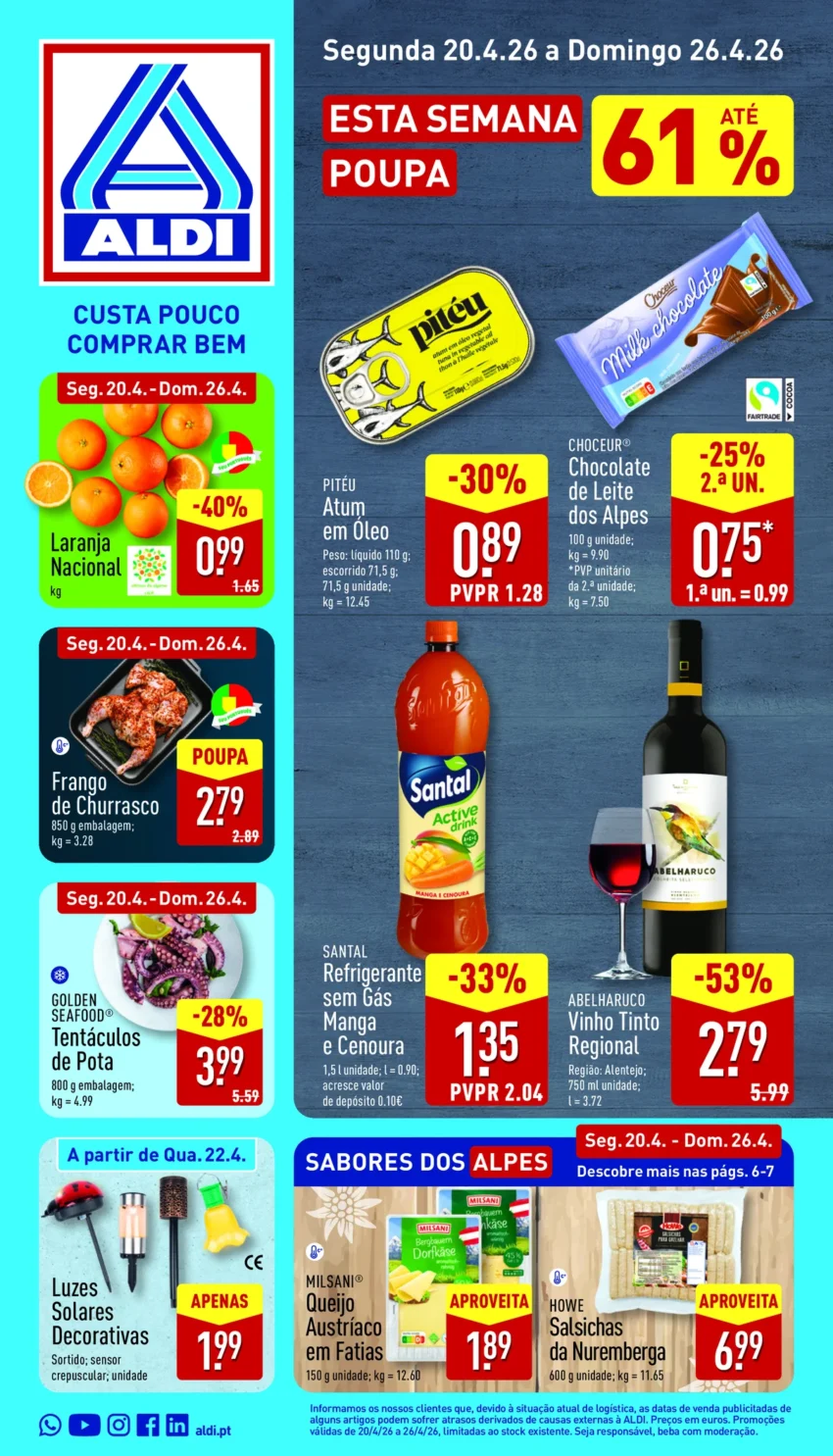 Capa do Antevisão Folheto ALDI