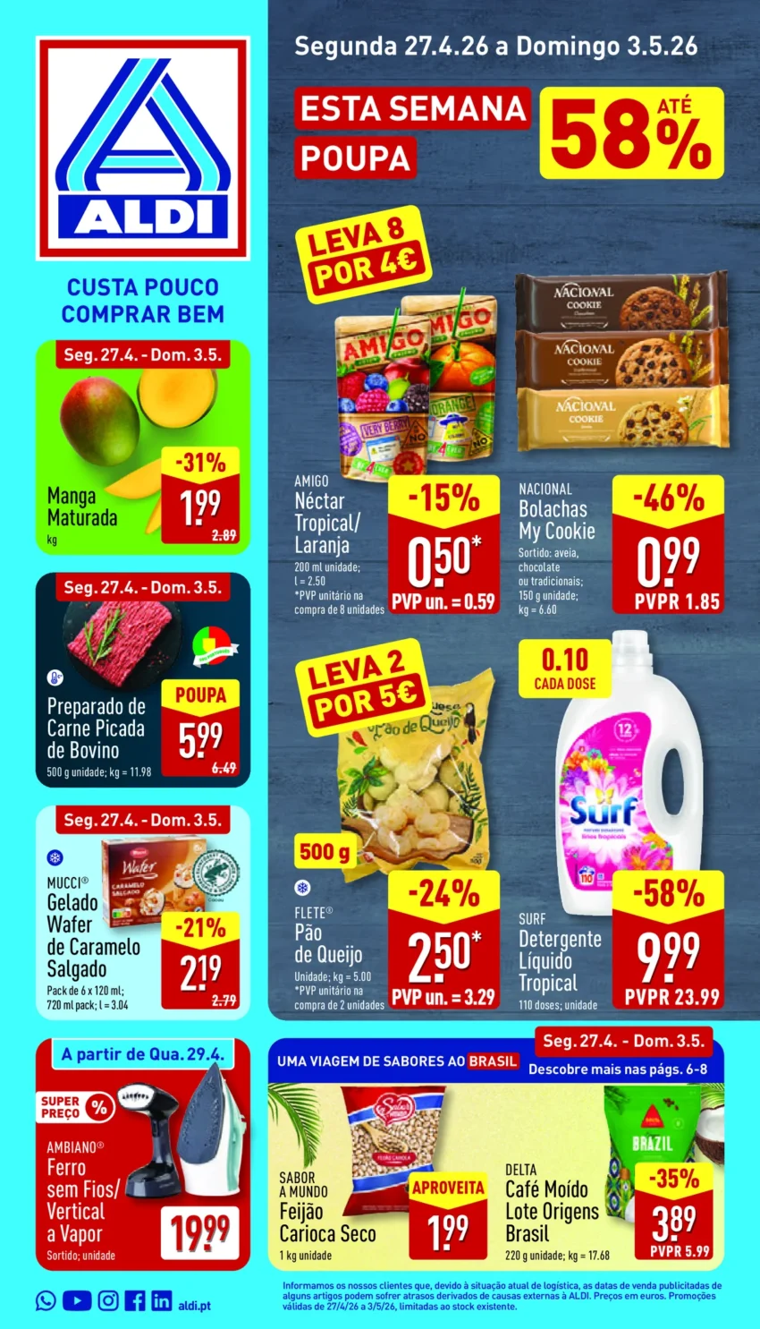 Capa do Antevisão Folheto ALDI