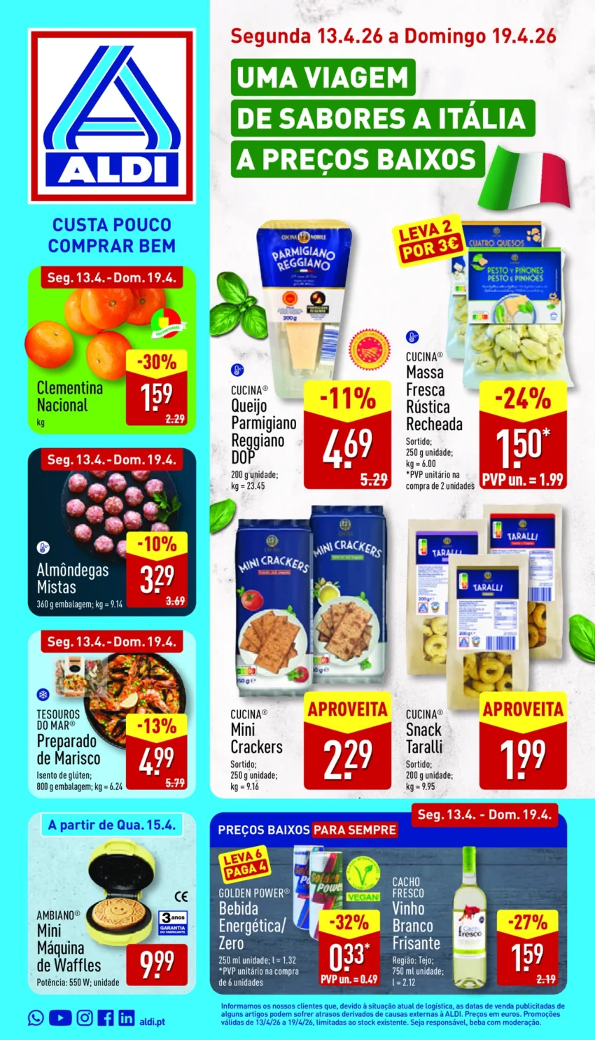 Capa do Antevisão Folheto ALDI