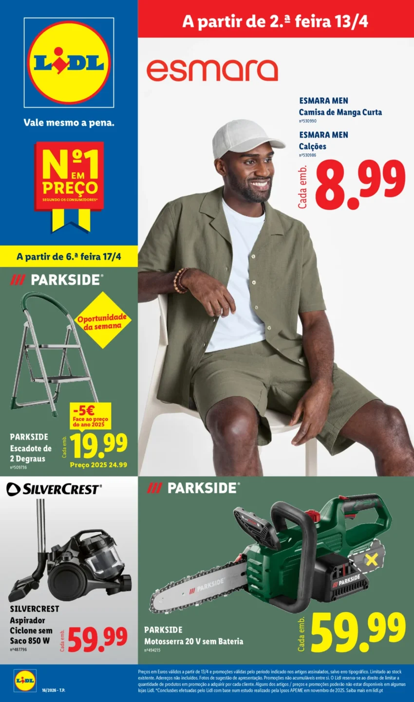 Capa do Antevisão Folheto LiDL Novidades
