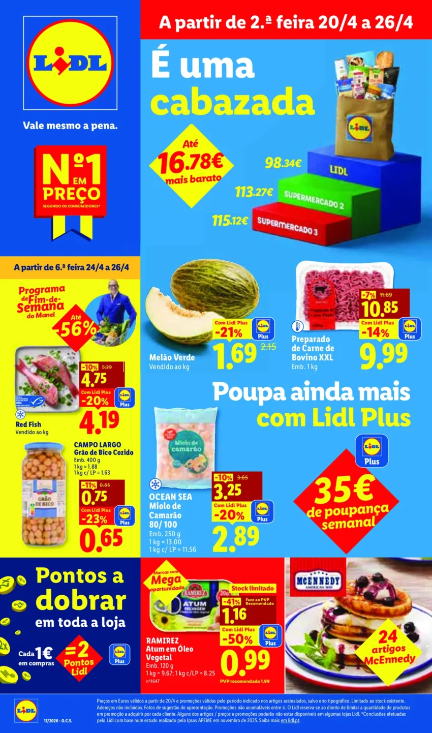 Capa do Antevisão Folheto LiDL Promoções