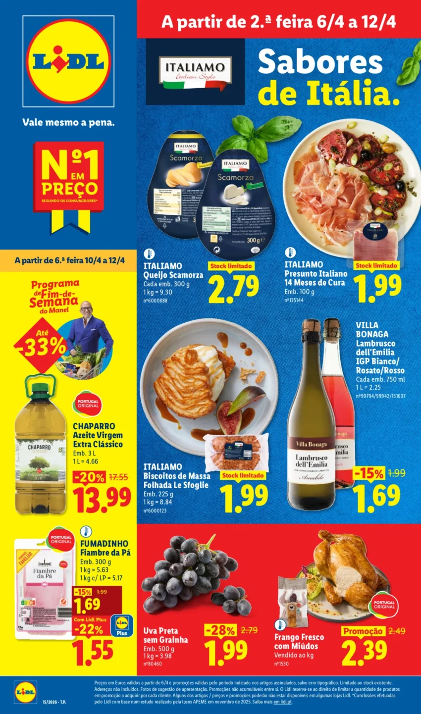 Capa do Antevisão Folheto LiDL Promoções