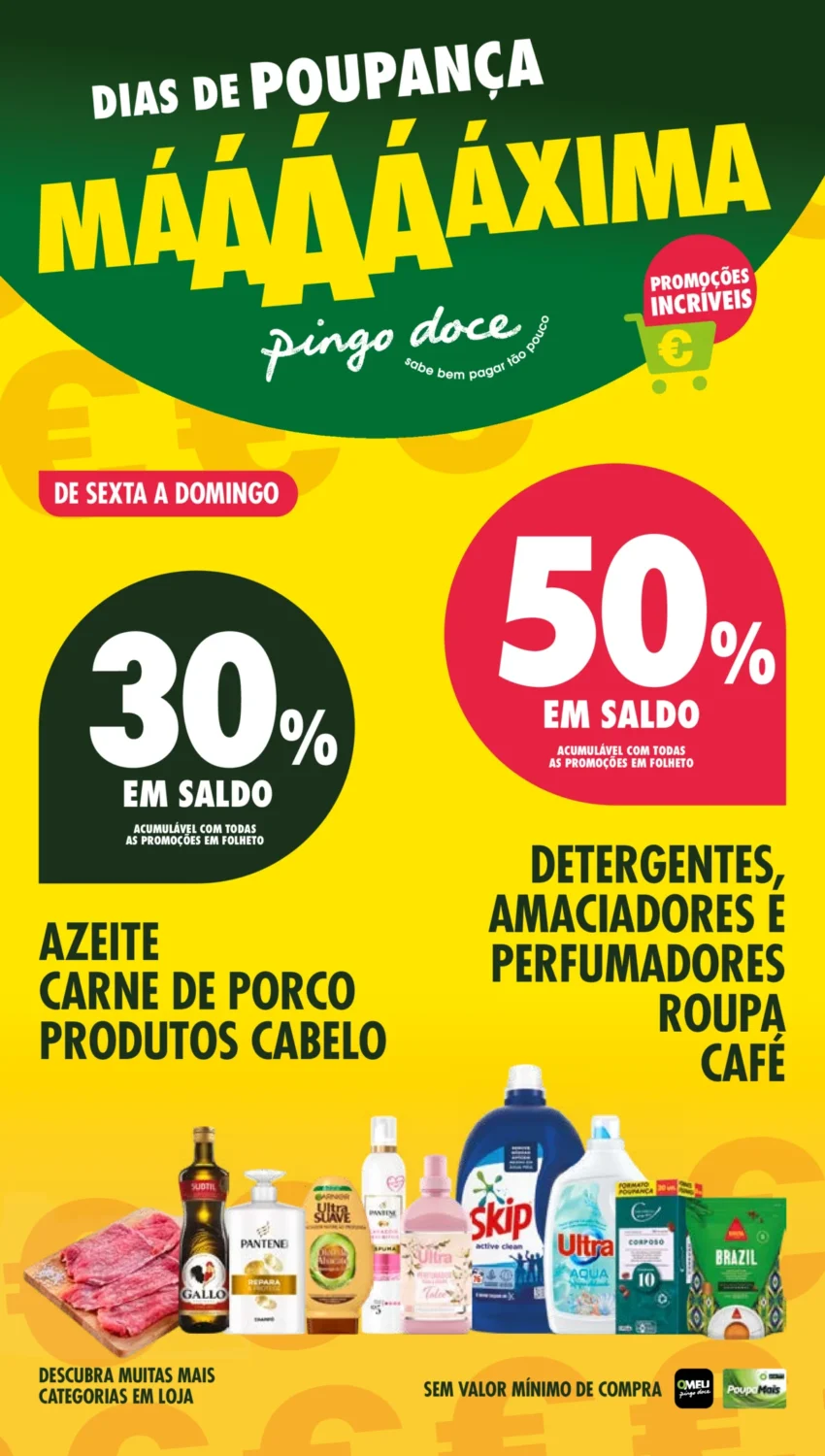 Capa do Antevisão Folheto Pingo Doce Fim Semana