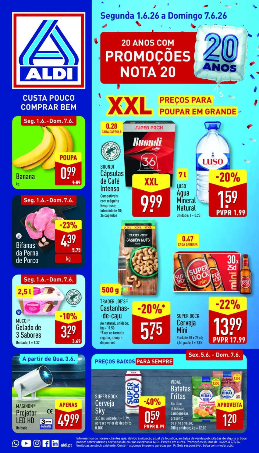 Capa do Antevisão Folheto ALDI