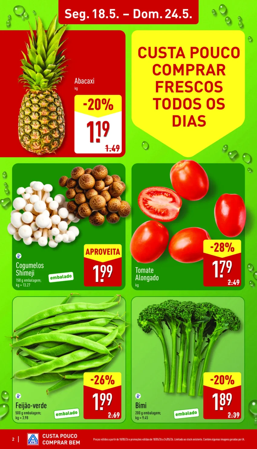Página 2 do Antevisão Folheto ALDI