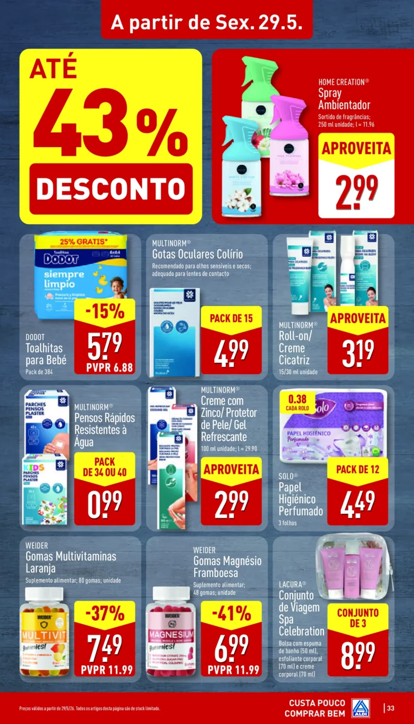 Página 33 do Antevisão Folheto ALDI