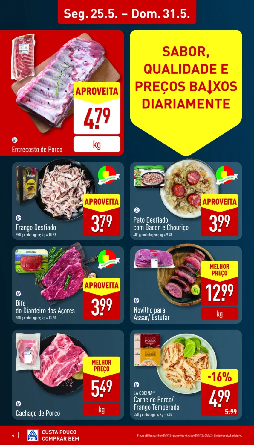 Página 4 do Antevisão Folheto ALDI