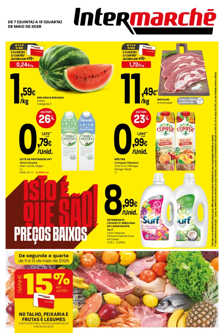 Capa do Antevisão Folheto Intermarché