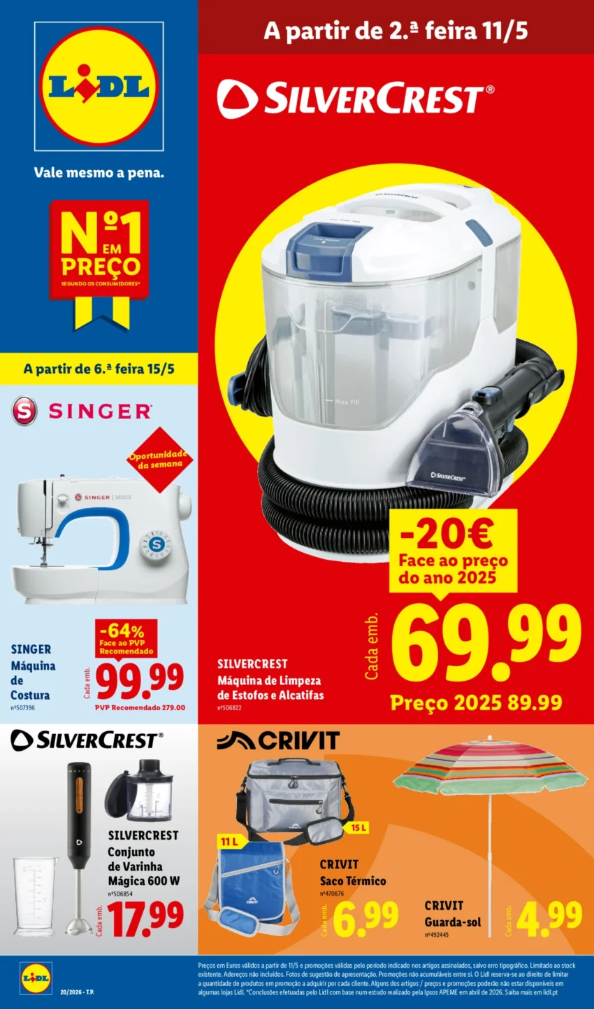 Capa do Antevisão Folheto LiDL Novidades
