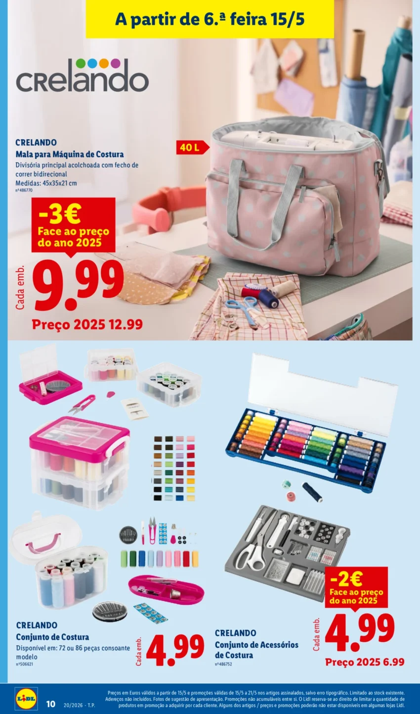 Página 10 do Antevisão Folheto LiDL Novidades