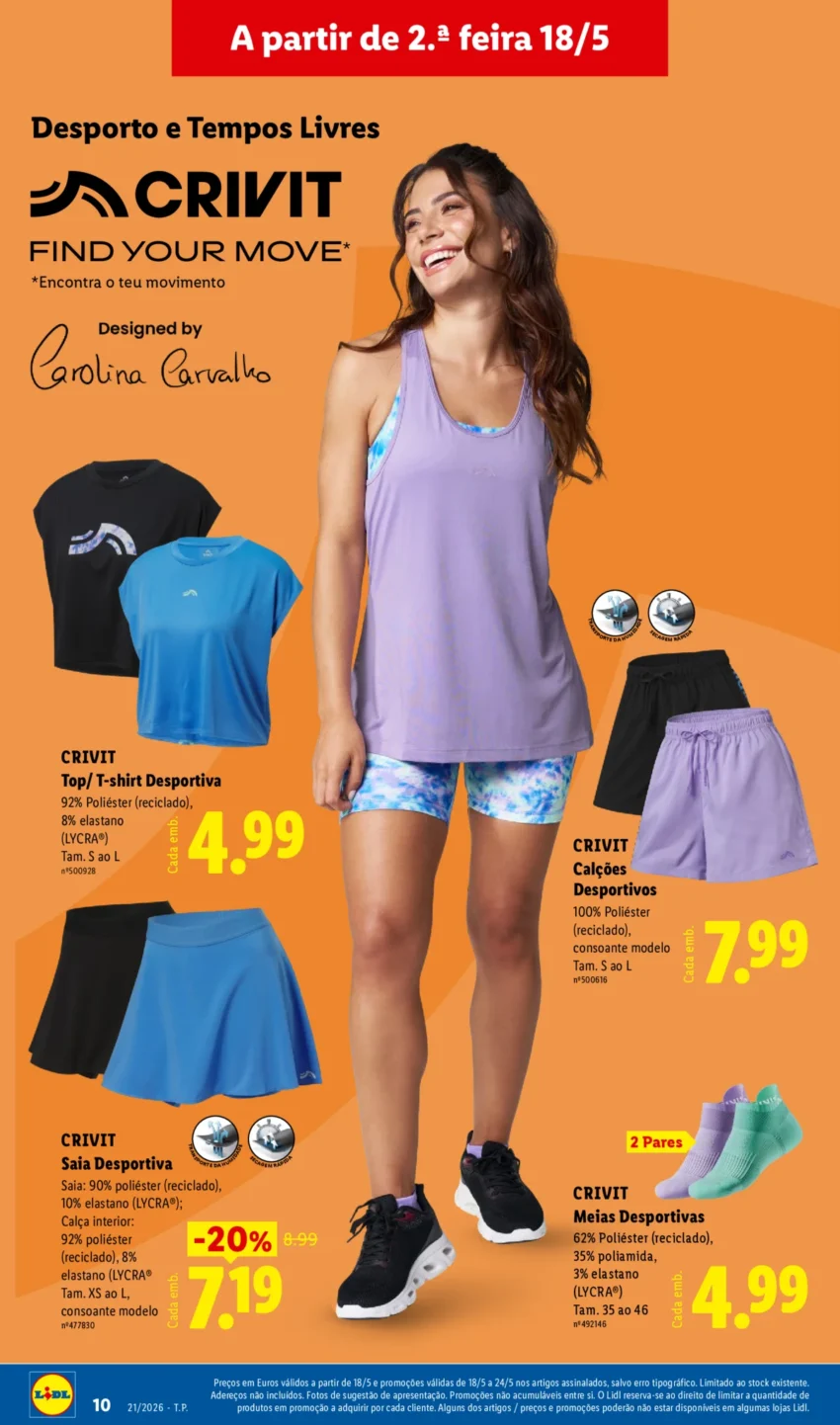 Página 10 do Antevisão Folheto LiDL Novidades