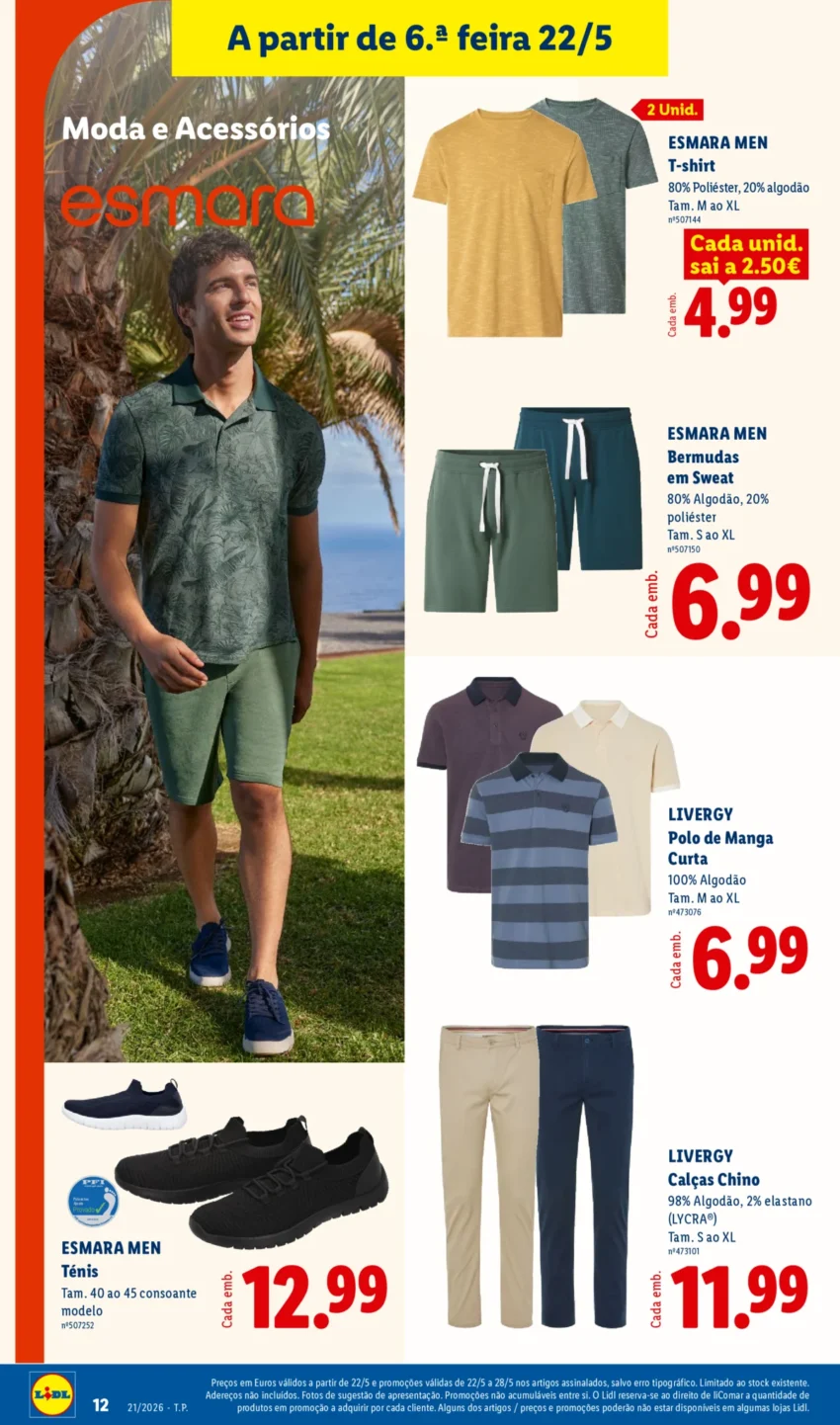 Página 12 do Antevisão Folheto LiDL Novidades