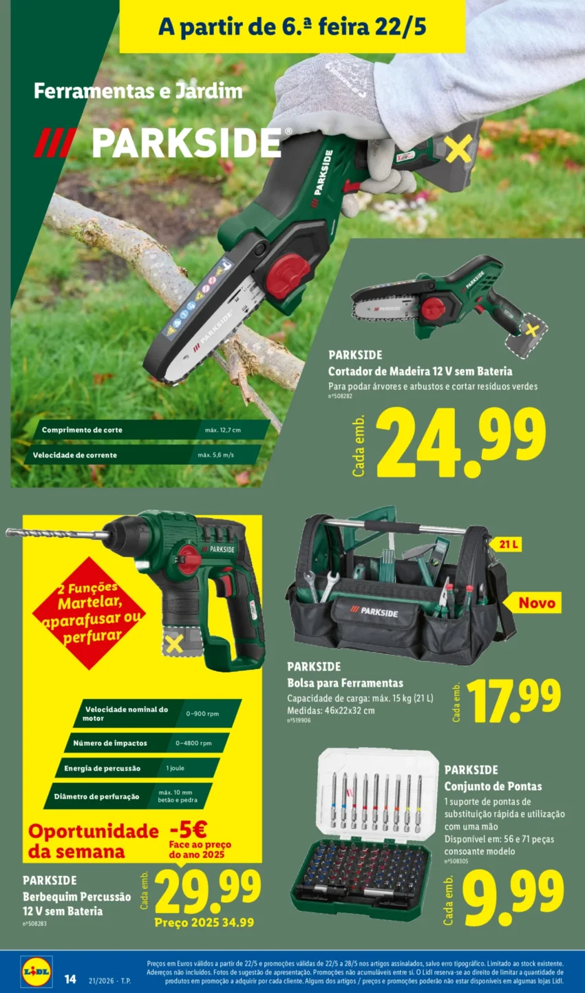 Página 14 do Antevisão Folheto LiDL Novidades