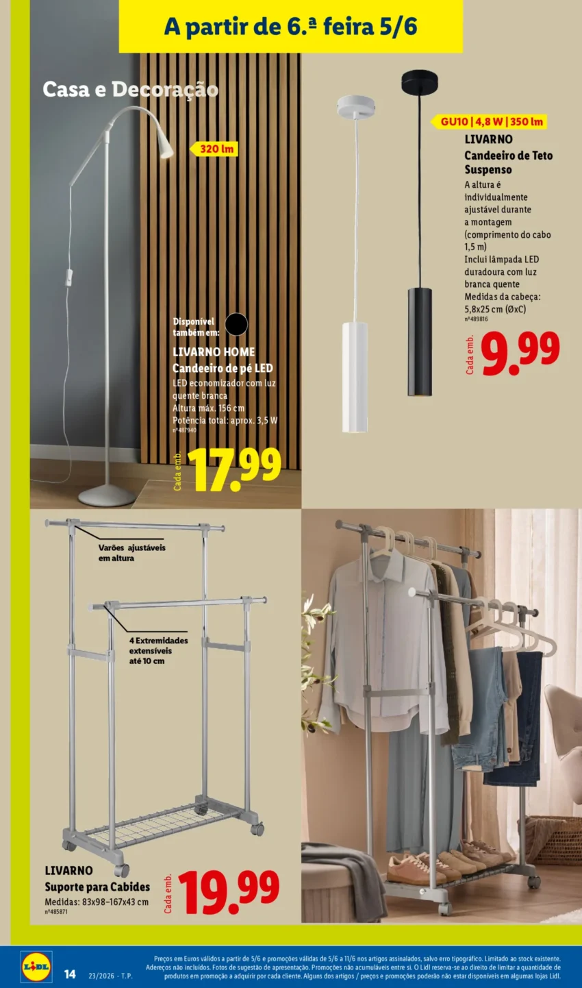 Página 14 do Antevisão Folheto LiDL Novidades