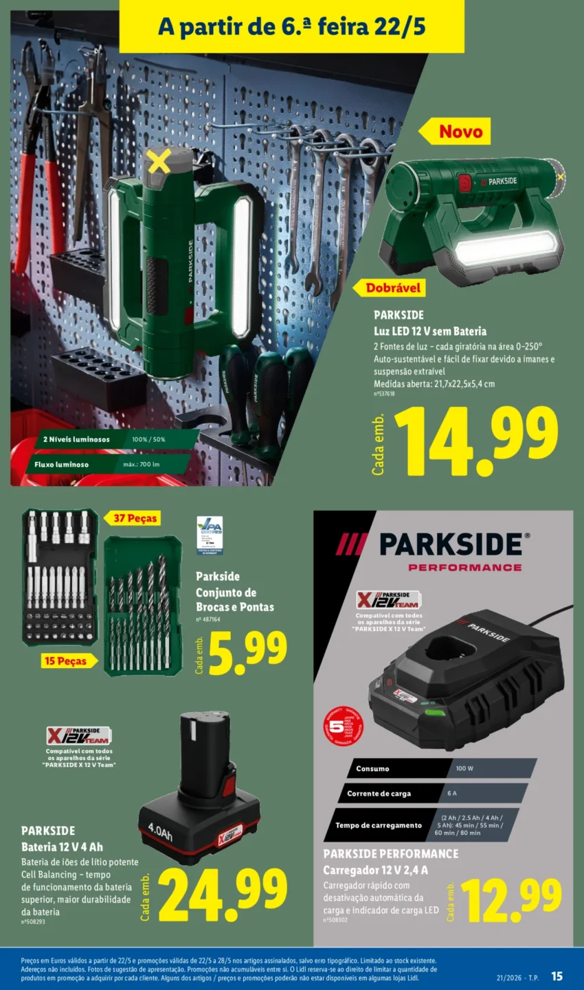Página 15 do Antevisão Folheto LiDL Novidades