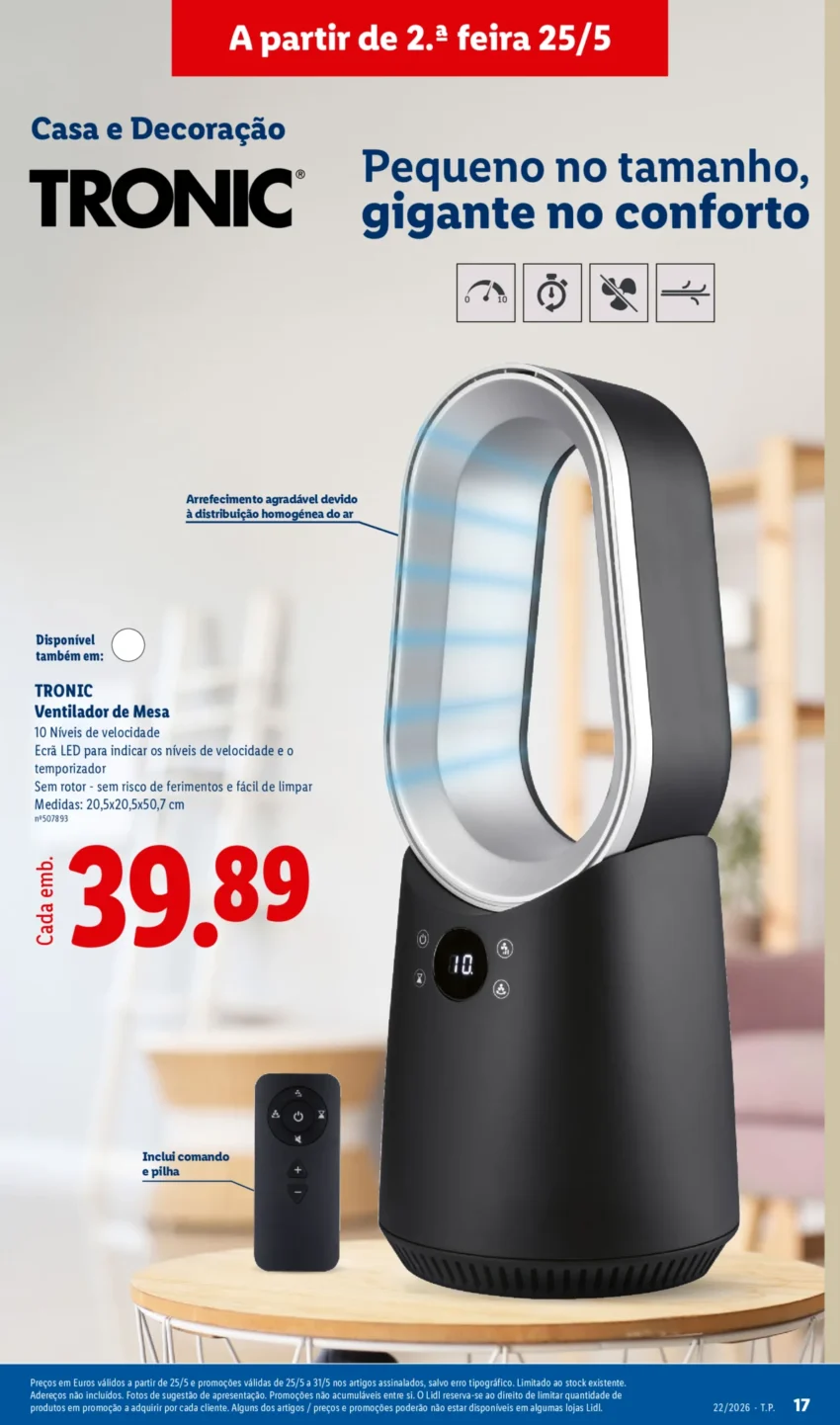 Página 17 do Antevisão Folheto LiDL Novidades