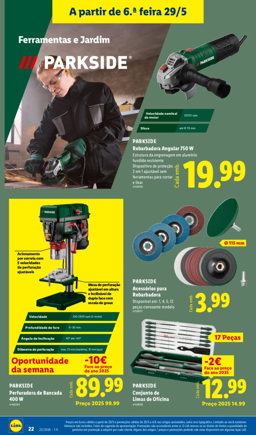 Página 22 do Antevisão Folheto LiDL Novidades