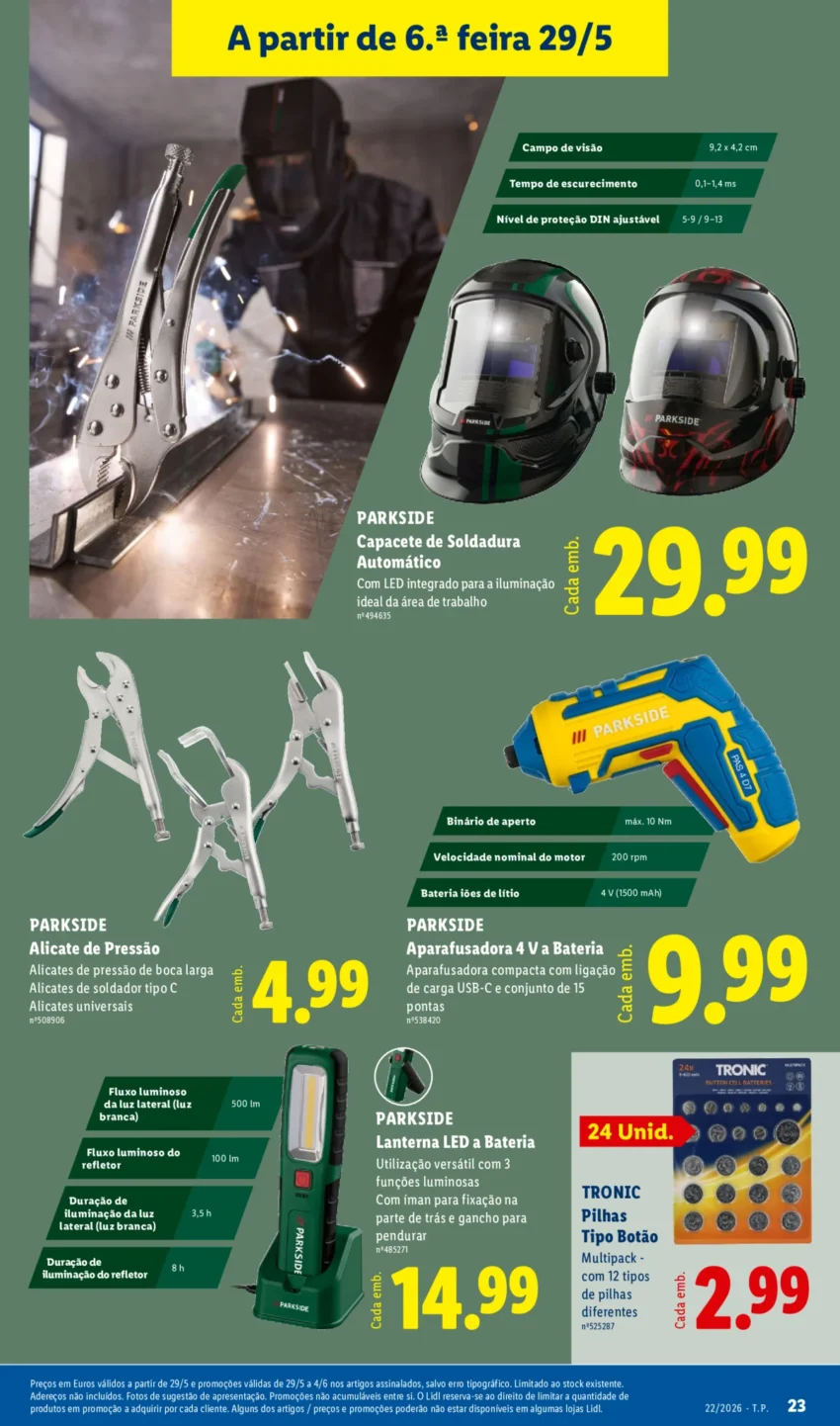 Página 23 do Antevisão Folheto LiDL Novidades