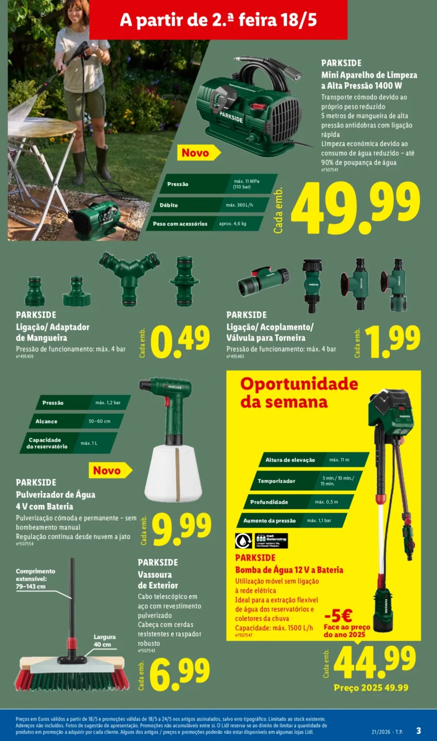 Página 3 do Antevisão Folheto LiDL Novidades