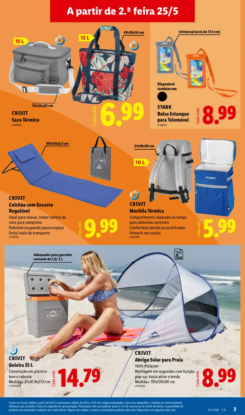 Página 3 do Antevisão Folheto LiDL Novidades