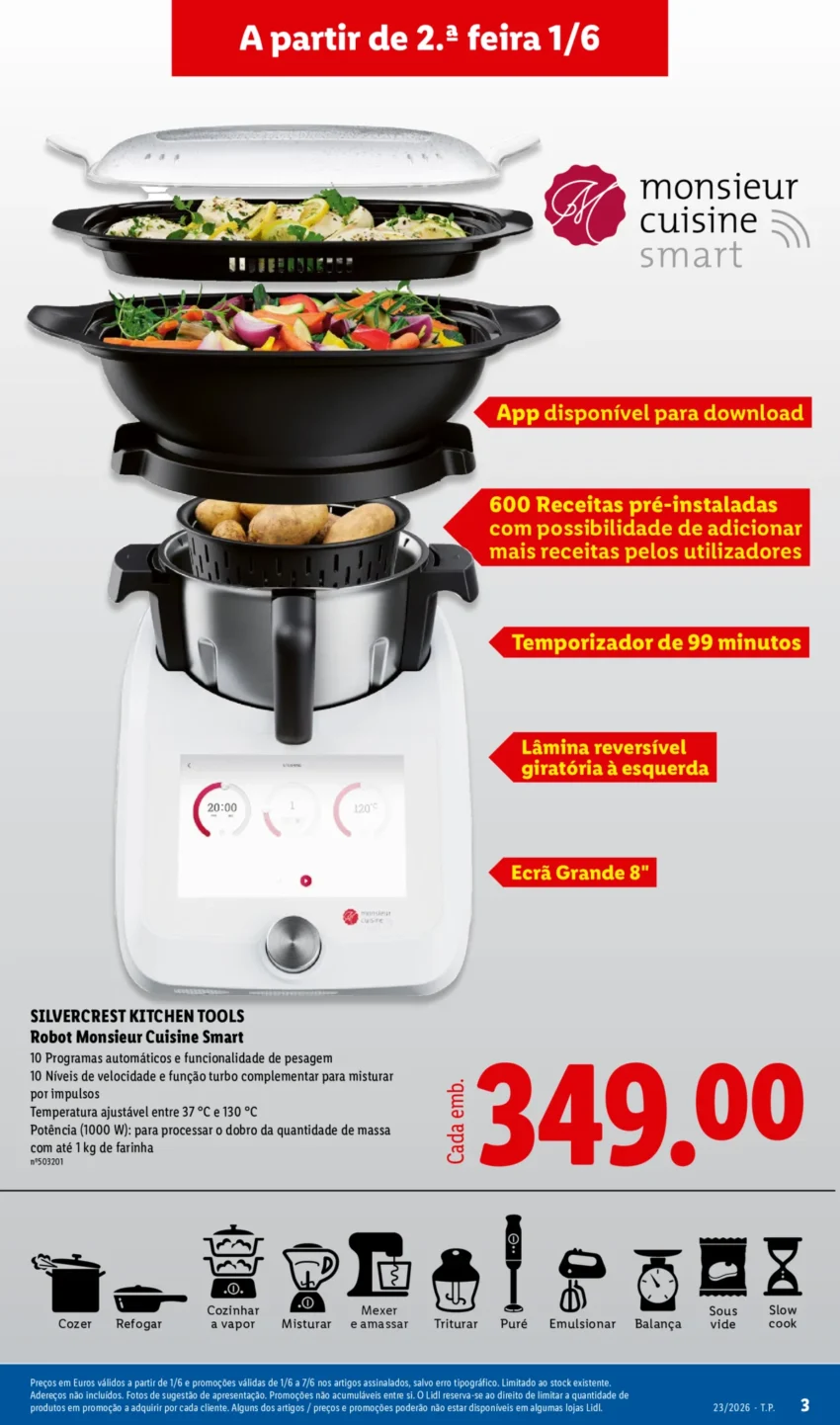 Página 3 do Antevisão Folheto LiDL Novidades