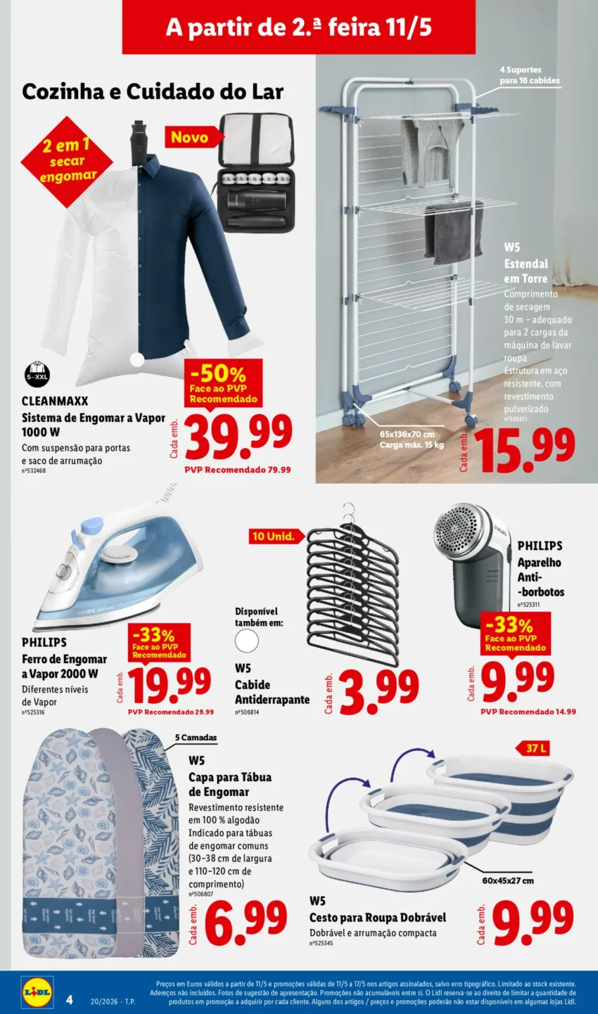 Página 4 do Antevisão Folheto LiDL Novidades