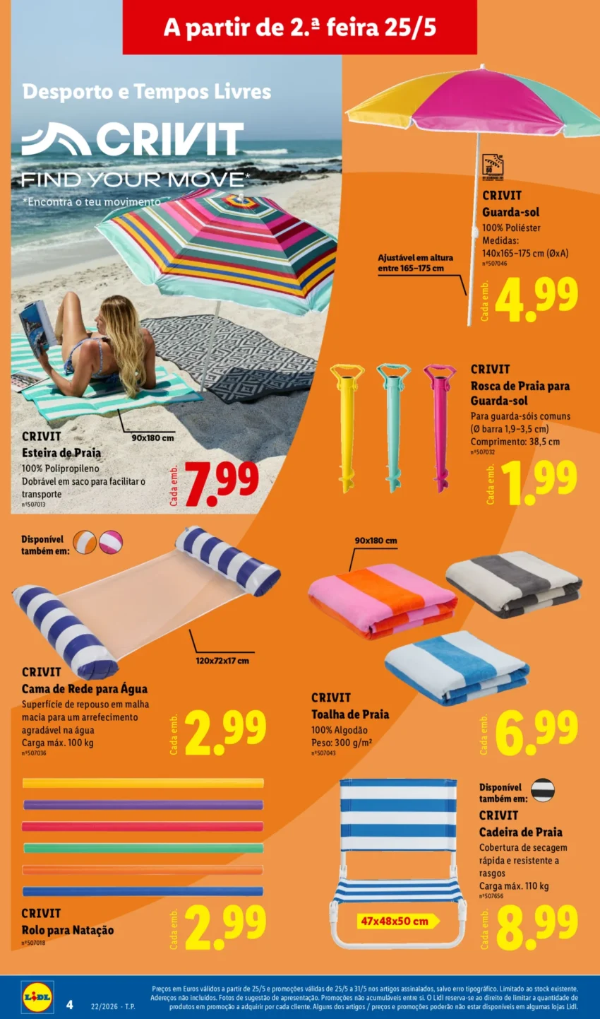 Página 4 do Antevisão Folheto LiDL Novidades