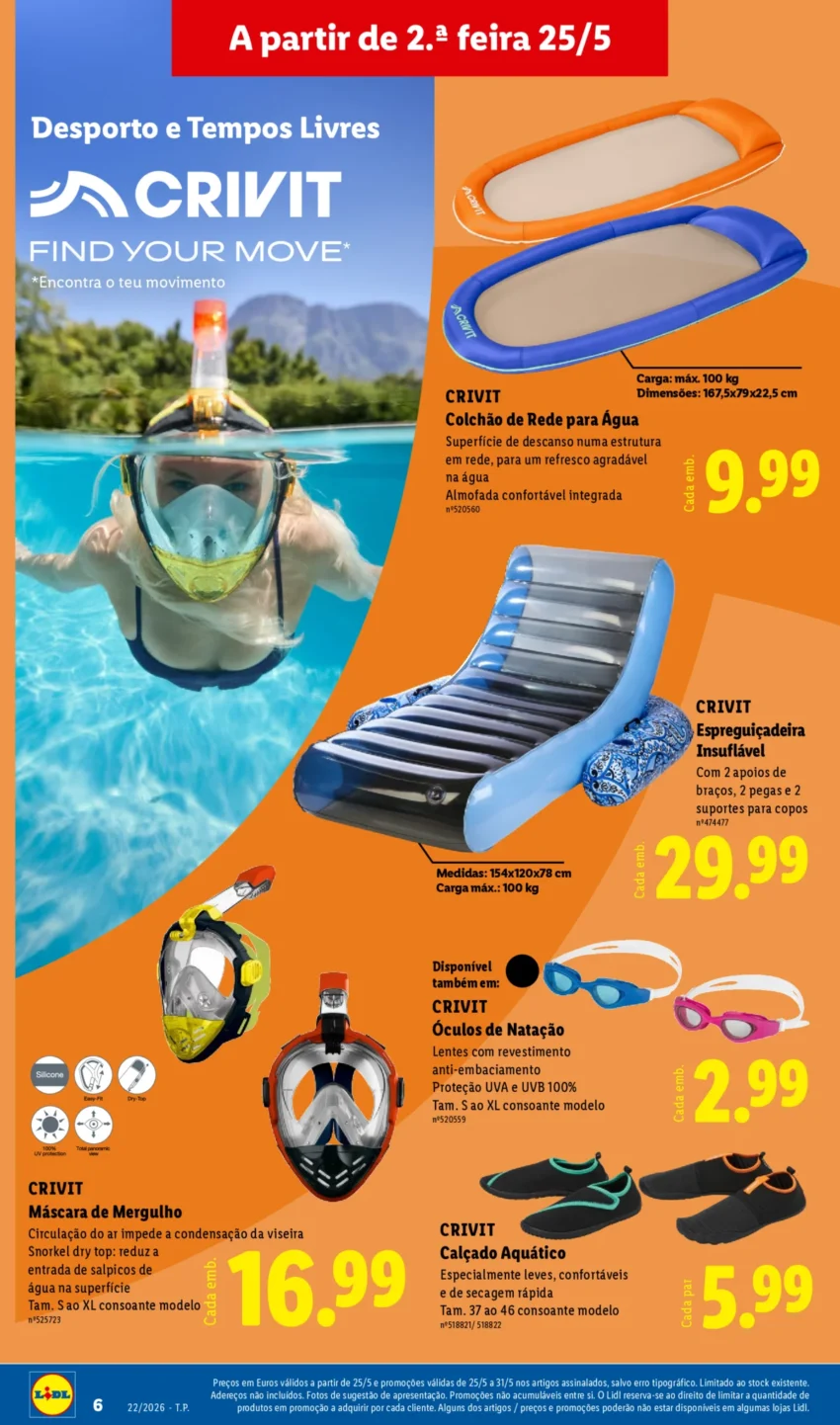 Página 6 do Antevisão Folheto LiDL Novidades