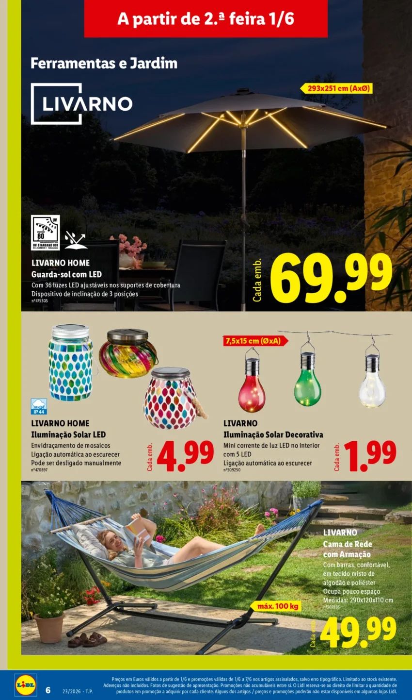 Página 6 do Antevisão Folheto LiDL Novidades