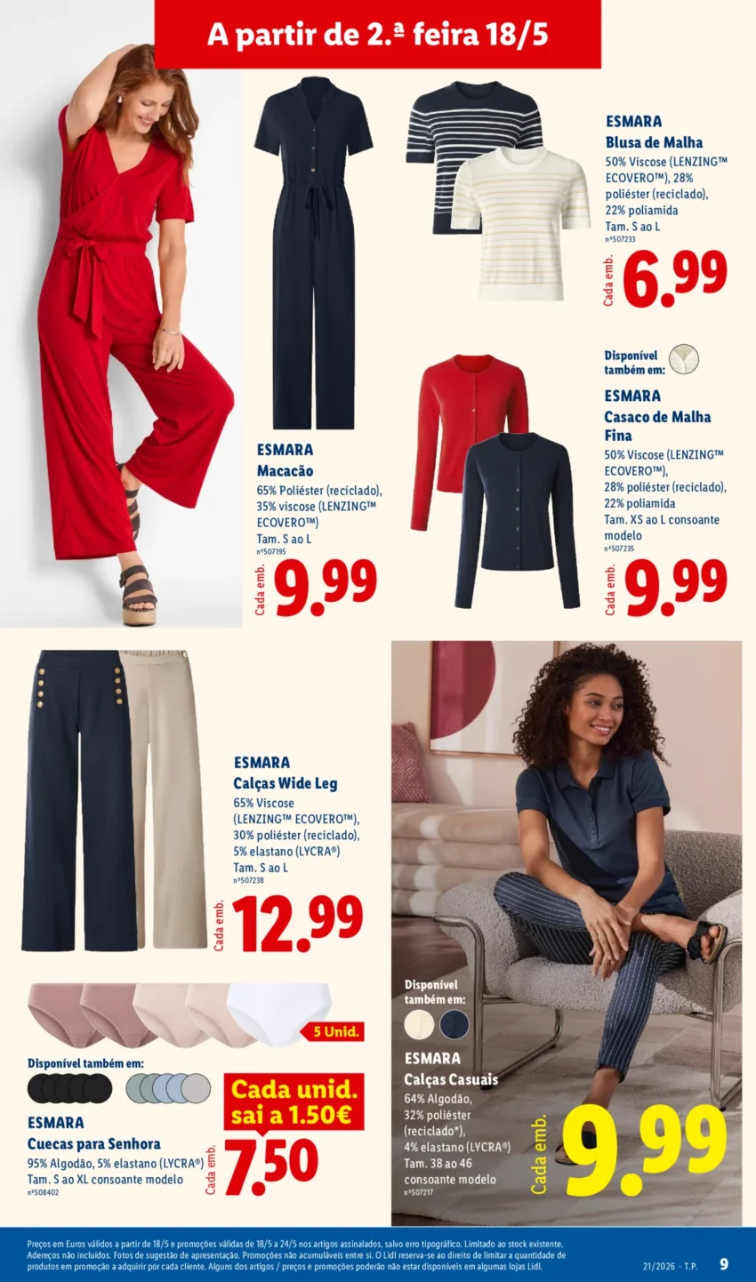 Página 9 do Antevisão Folheto LiDL Novidades