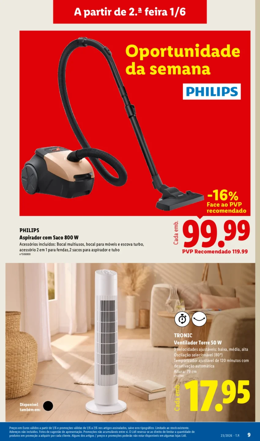 Página 9 do Antevisão Folheto LiDL Novidades