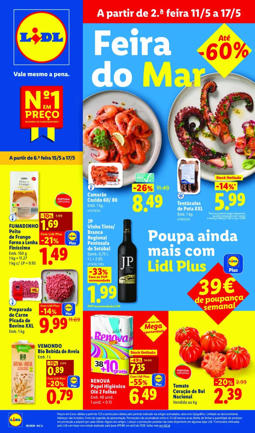 Página 1 do Antevisão Folheto LiDL Promoções
