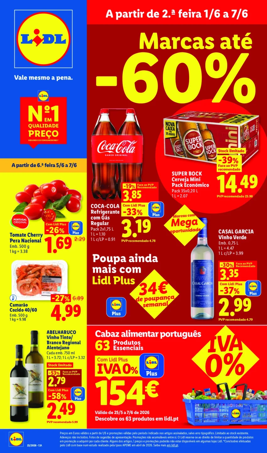 Página 1 do Antevisão Folheto LiDL Promoções