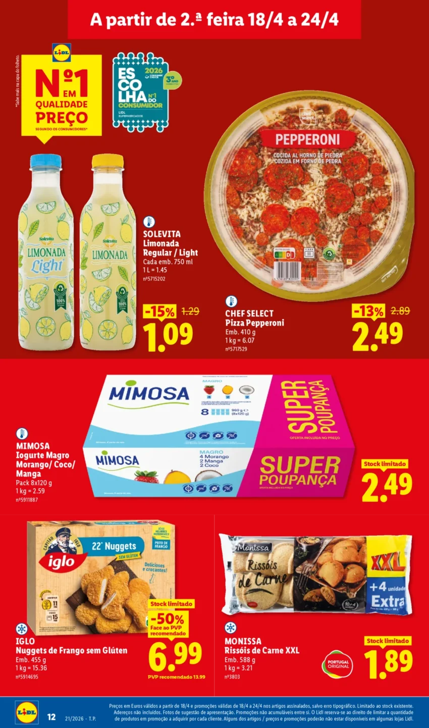 Página 12 do Antevisão Folheto LiDL Promoções