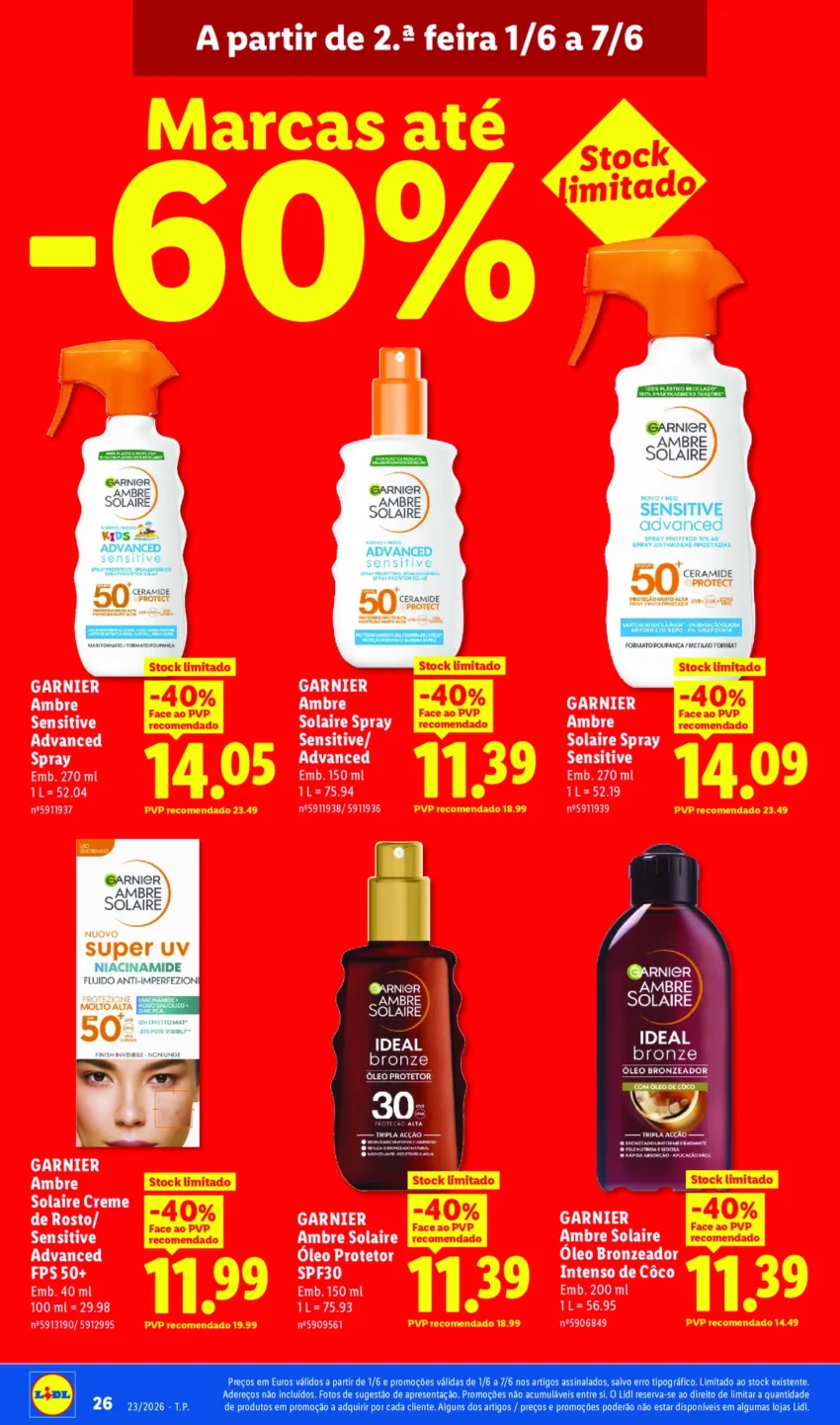 Página 26 do Antevisão Folheto LiDL Promoções