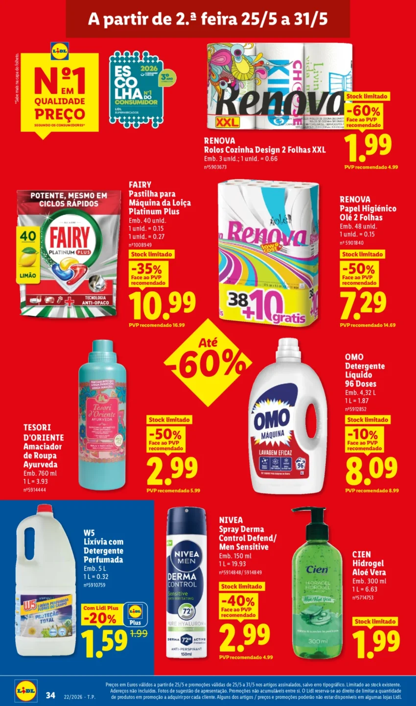Página 34 do Antevisão Folheto LiDL Promoções