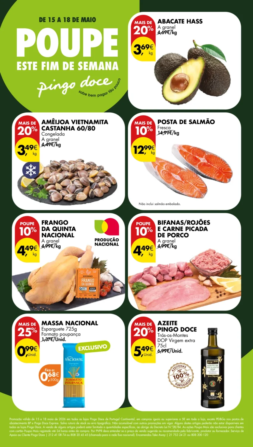 Página 1 do Antevisão Folheto Pingo Doce Fim De Semana