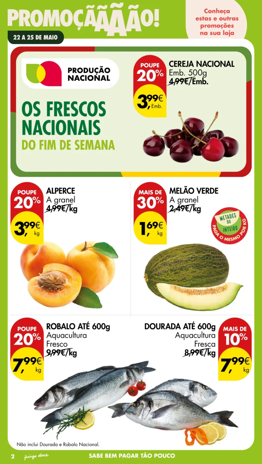 Página 2 do Antevisão Folheto Pingo Doce Fim Semana