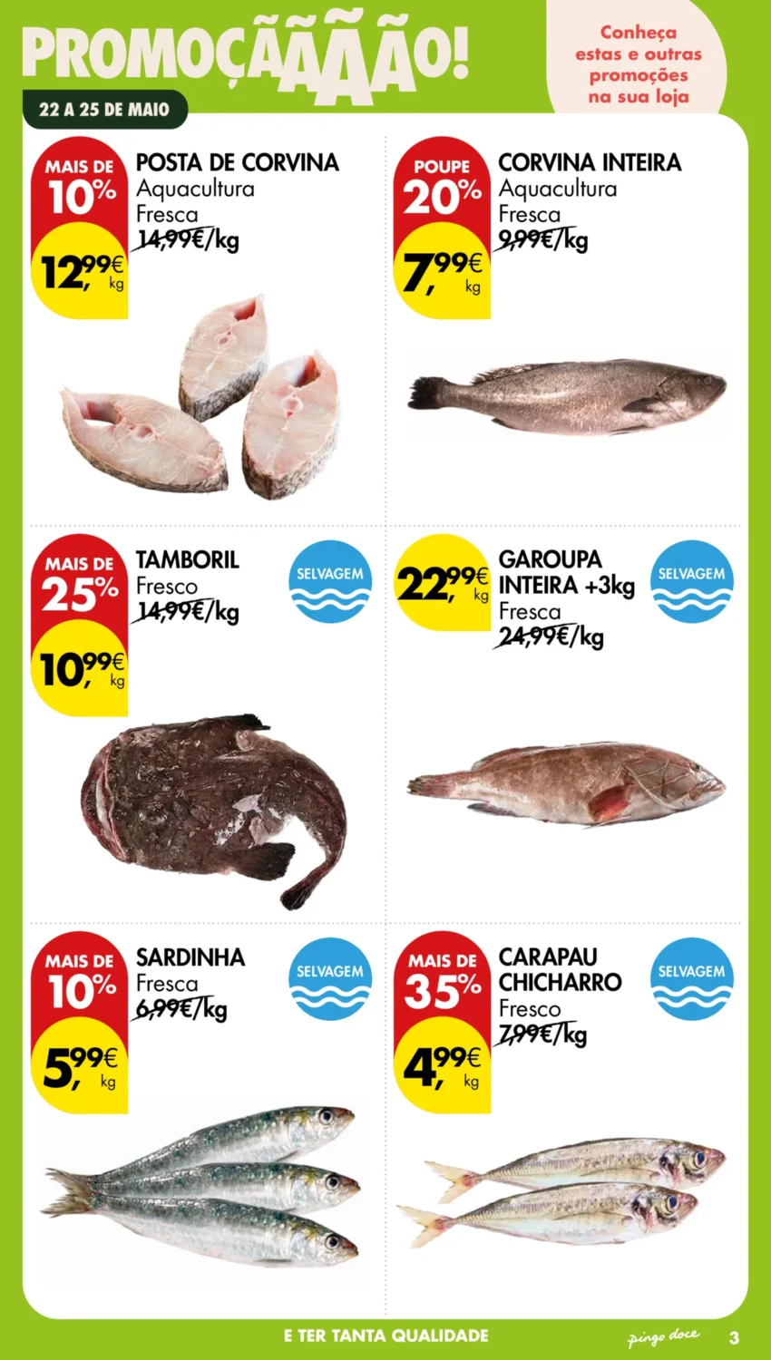 Página 3 do Antevisão Folheto Pingo Doce Fim Semana