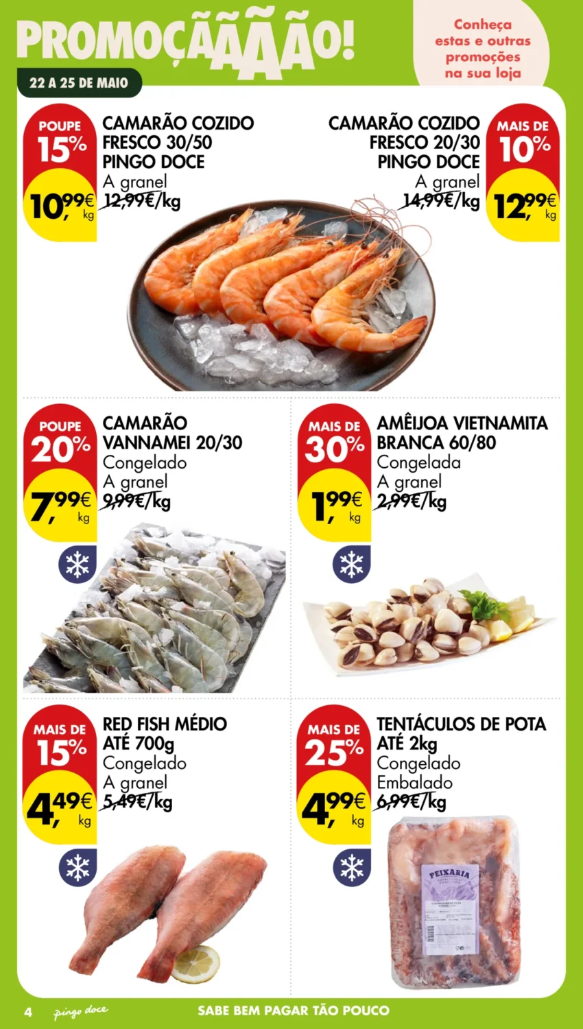 Página 4 do Antevisão Folheto Pingo Doce Fim Semana
