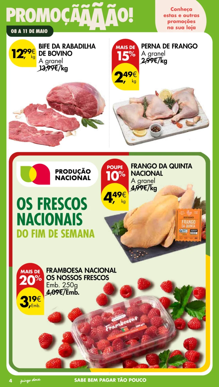 Página 4 do Antevisão Folheto Pingo Doce Fim Semana