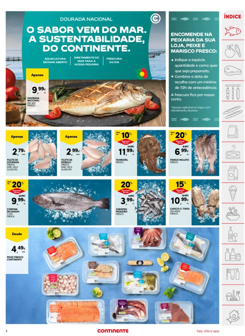 Página 3 do Folheto Continente