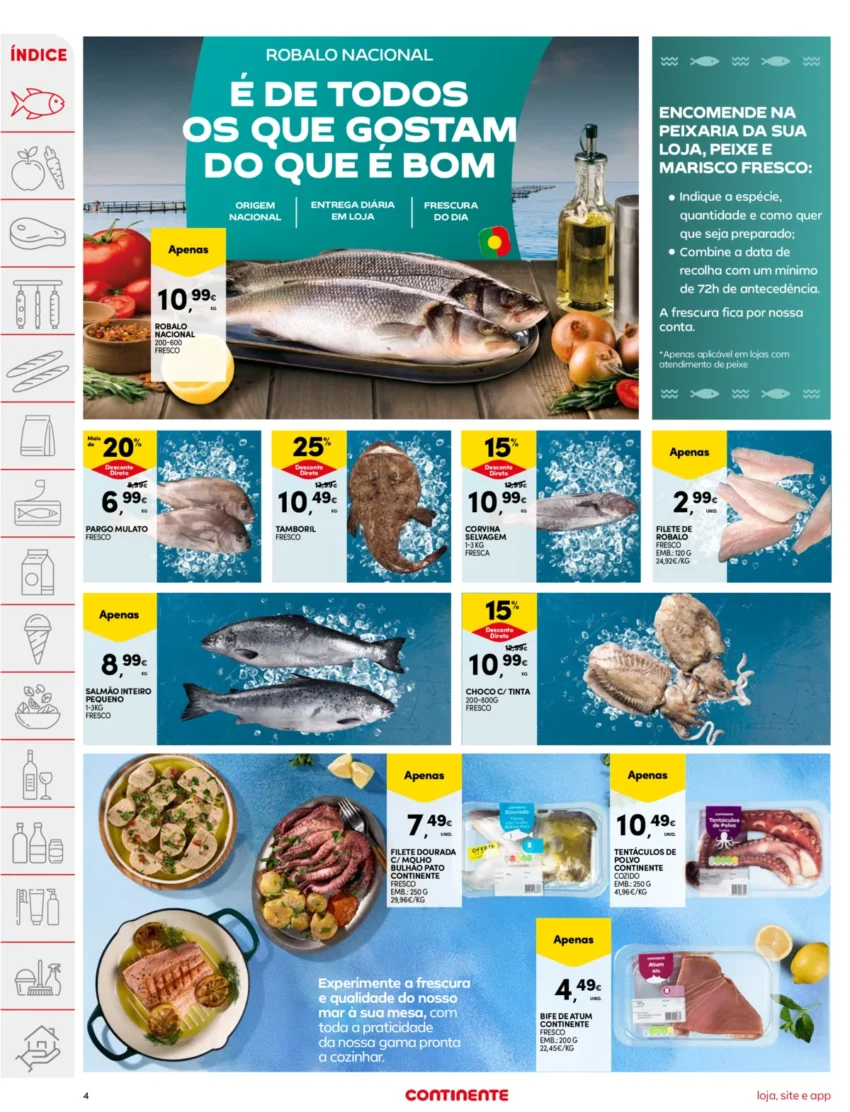 Página 4 do Folheto Continente