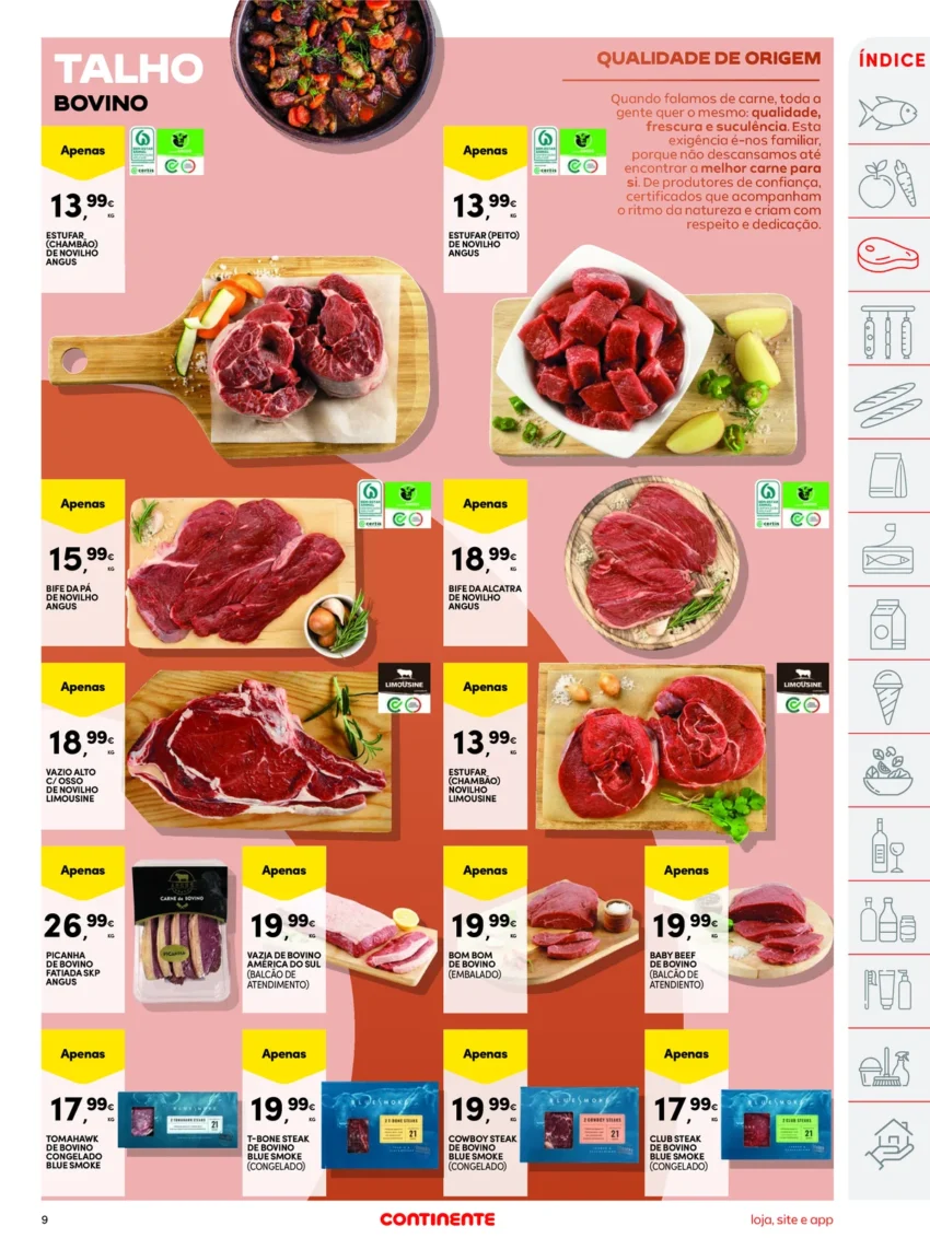 Página 9 do Folheto Continente