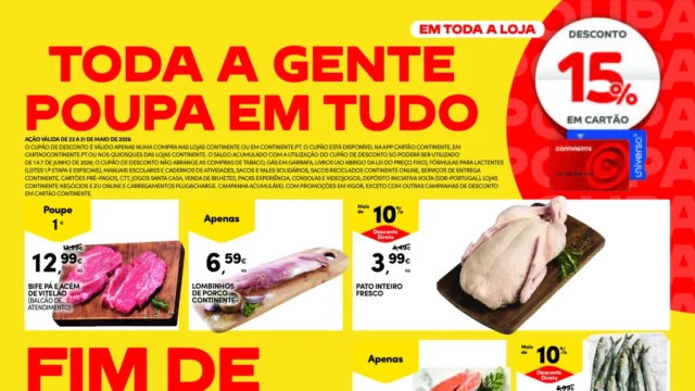 Folheto Continente fim-de-semana (29 maio a 1 junho)