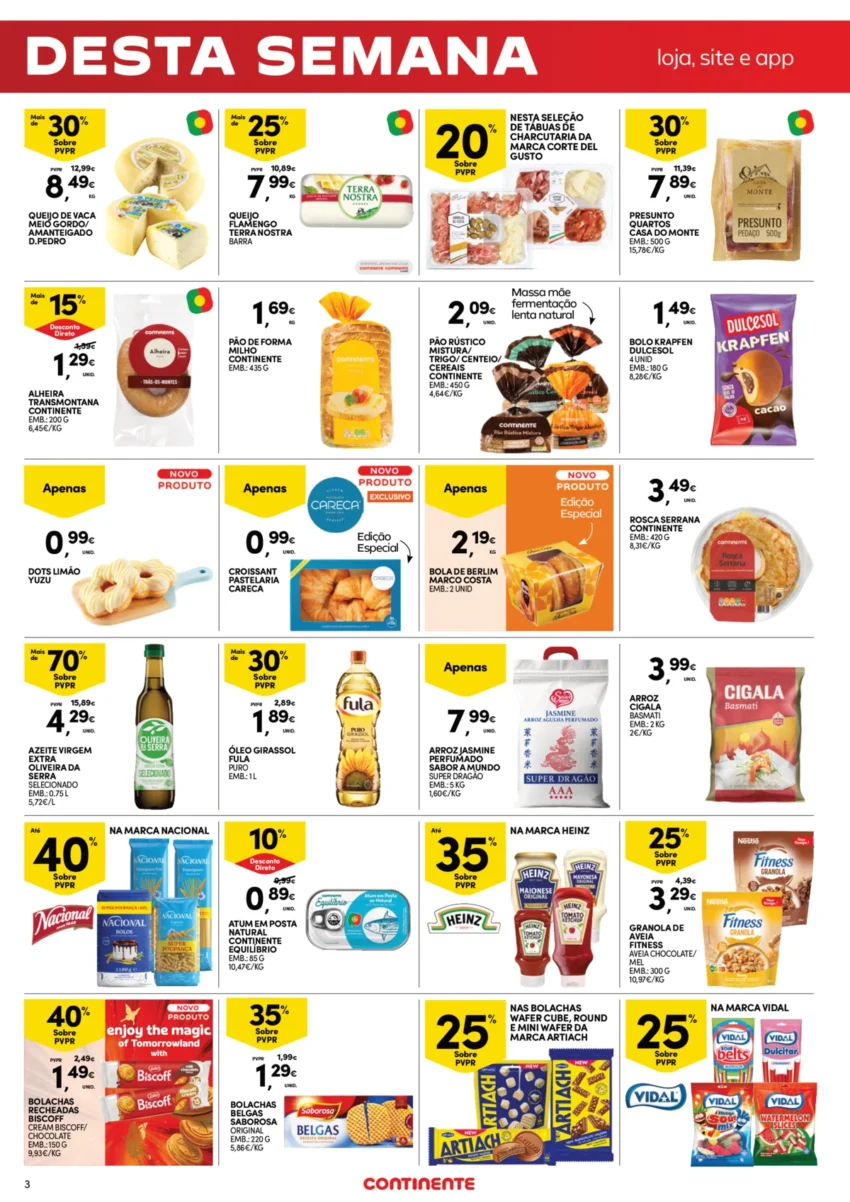 Página 3 do Folheto Continente Fim De Semana