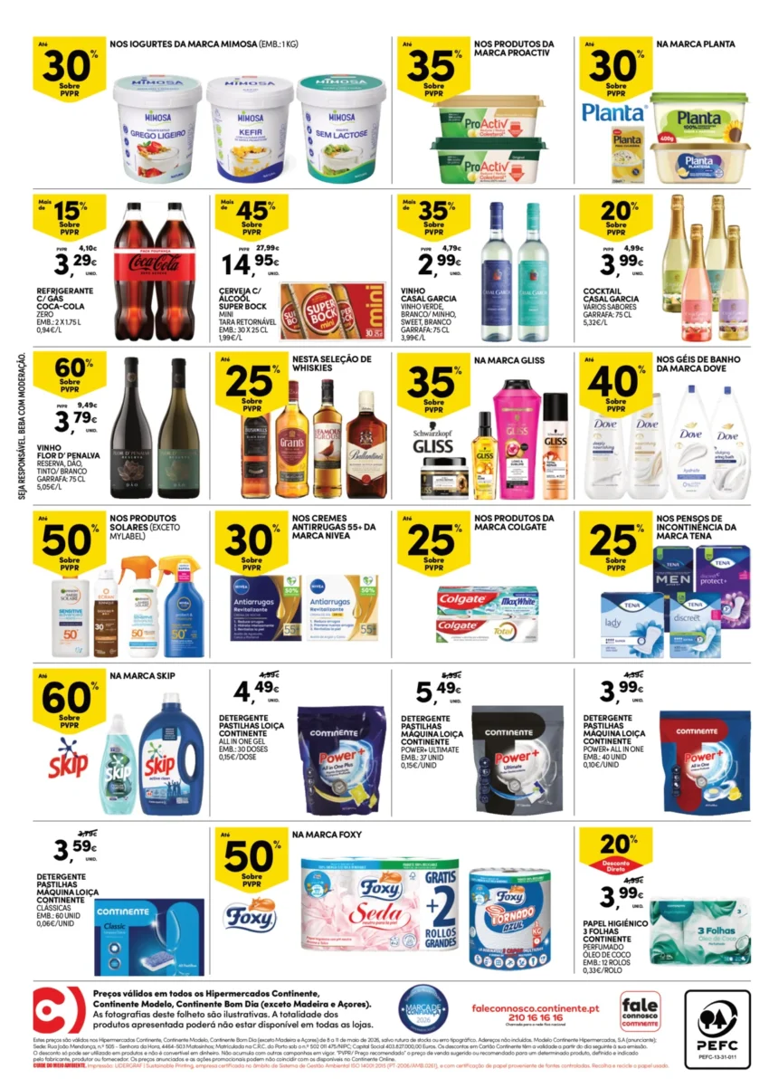 Página 4 do Folheto Continente Fim Semana